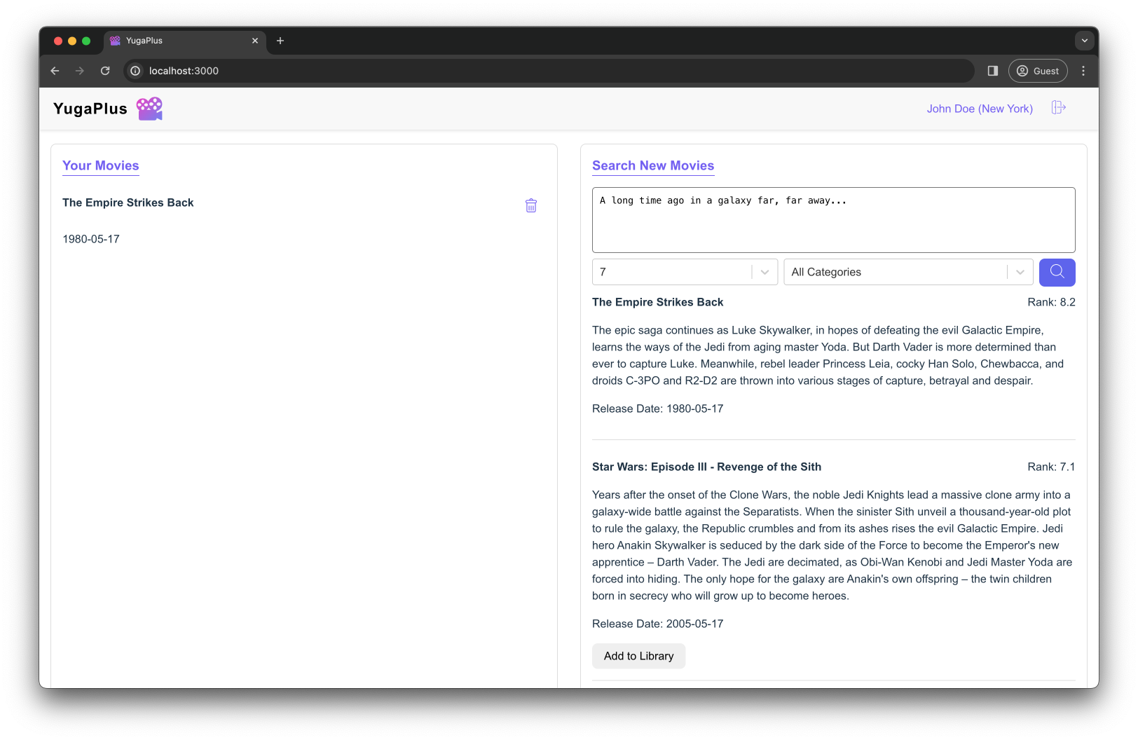 US East Similarity Search Library